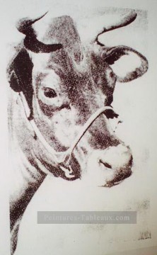 vache Tableau Peinture - Gris vache POP